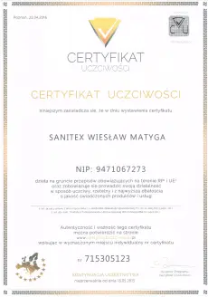 Nasze certyfikaty - 16